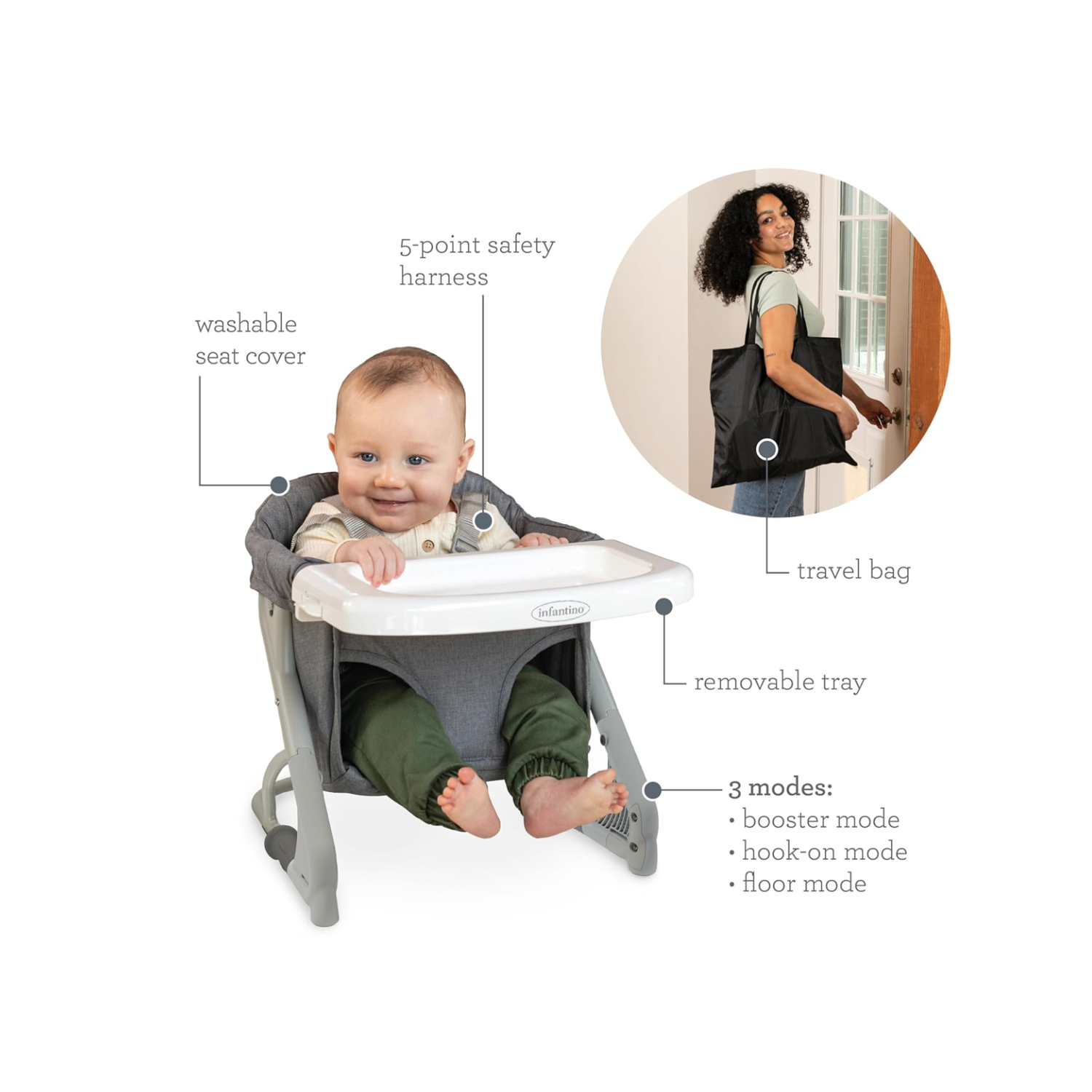 Silla de comer Infantino - Image 3